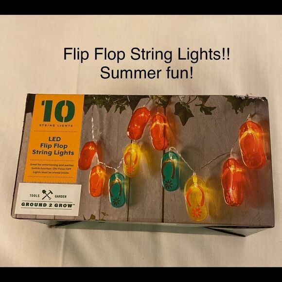 Flip flop -Ground 2 Grow 10 string lights - 4 feet - Picture 6 of 6